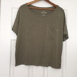 American eagle green soft & sexy T-shirt
